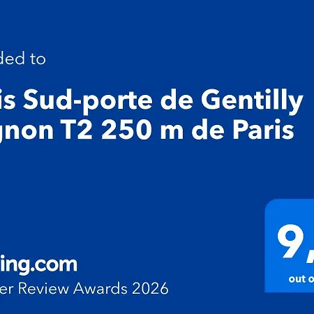 Paris Sud-porte De Mignon T2 250 M De Paris Gentilly